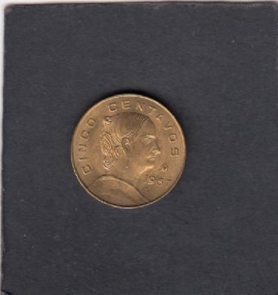Beschrijving: 5 Centavos JOSEFA  